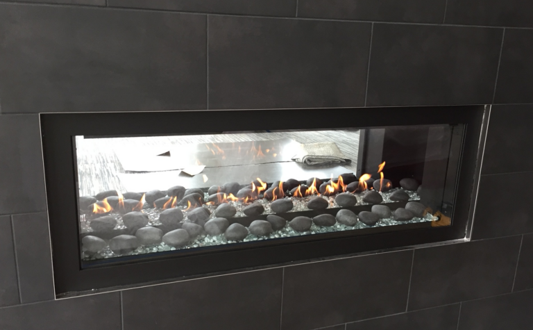 A see through Montigo 620 fireplace